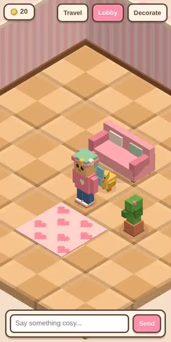 Placing a sofa, a rug and a plant in your own room