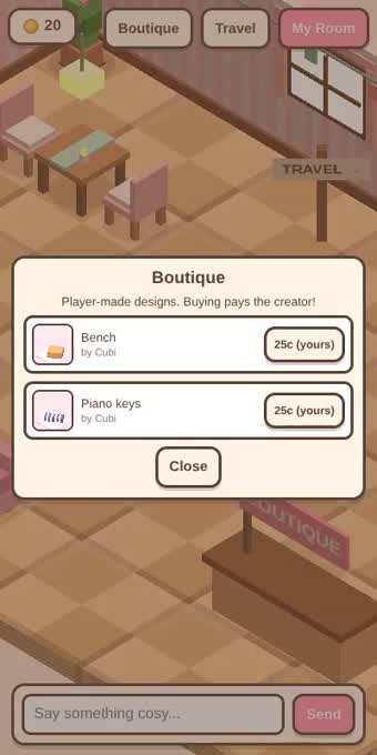 Putting a design on sale and finding it in the Boutique